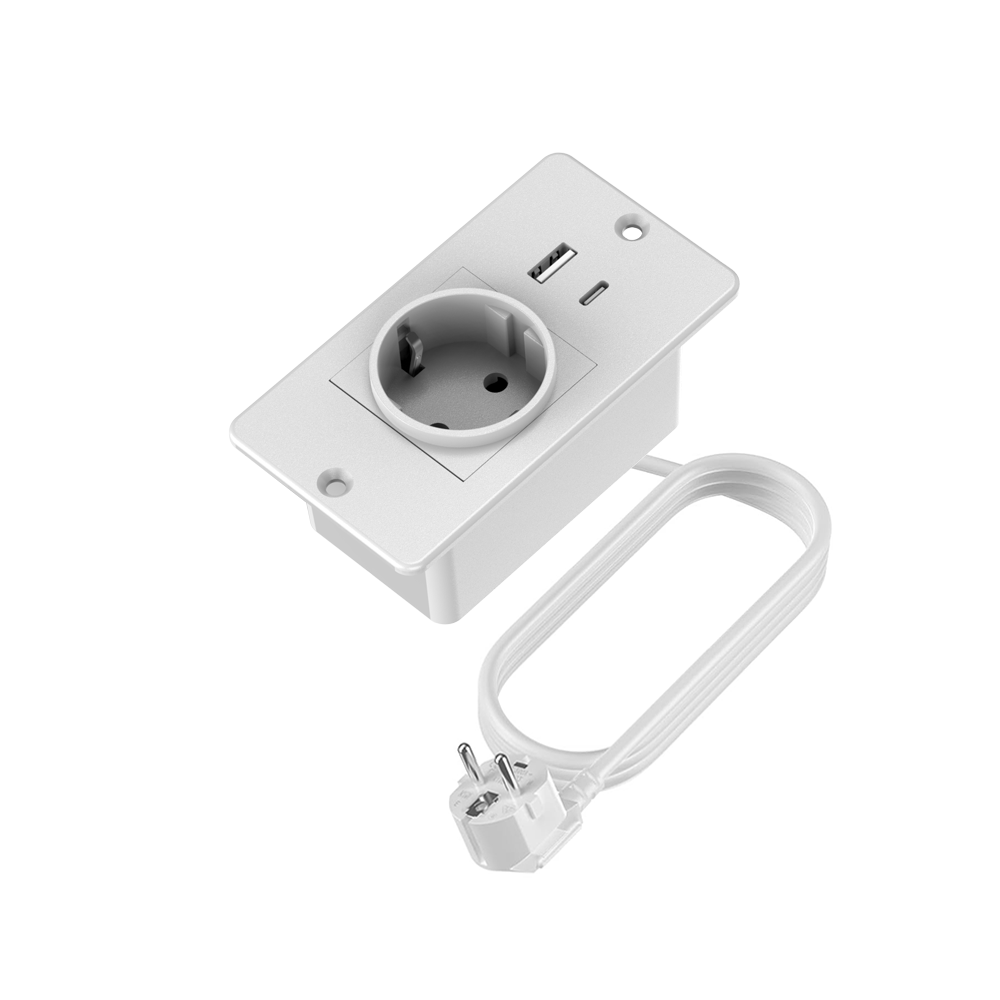 Commercial Kitchen In Residential Home - Multiprise encastrable avec USB-A et Type-C