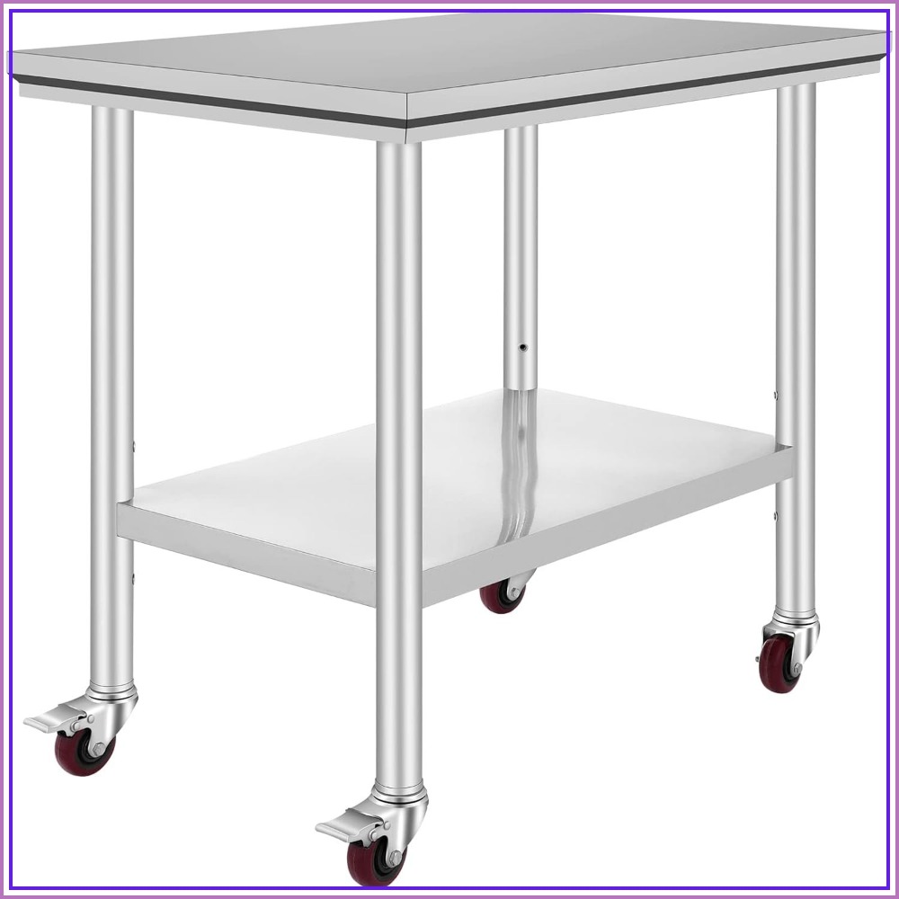 Commercial Kitchen Images - Table de travail en acier inoxydable