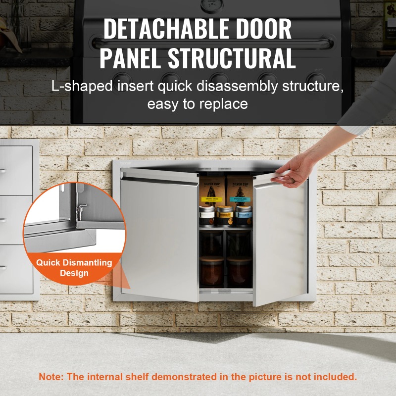Porte d'accès BBQ en acier ino - Commercial Kitchen Wall Panel avis et prix